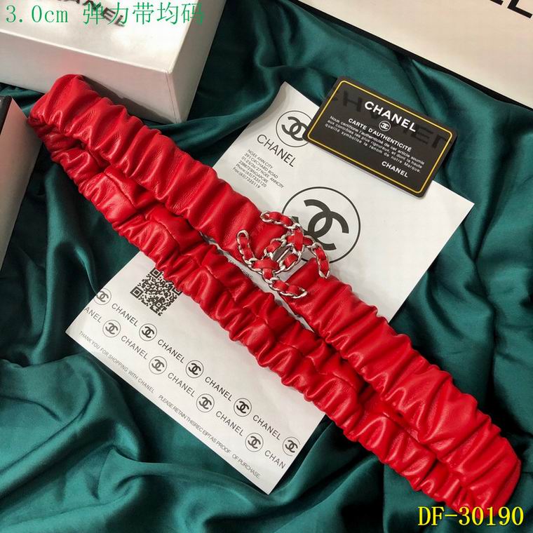 Chanel belt 30mm 弹力带均码 8L (22)