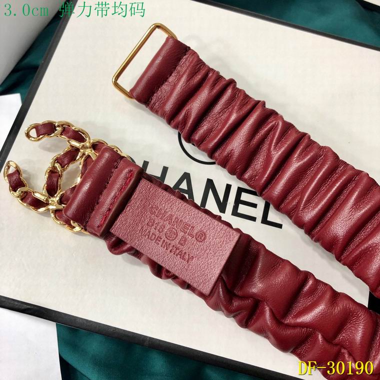 Chanel belt 30mm 弹力带均码 8L (25)