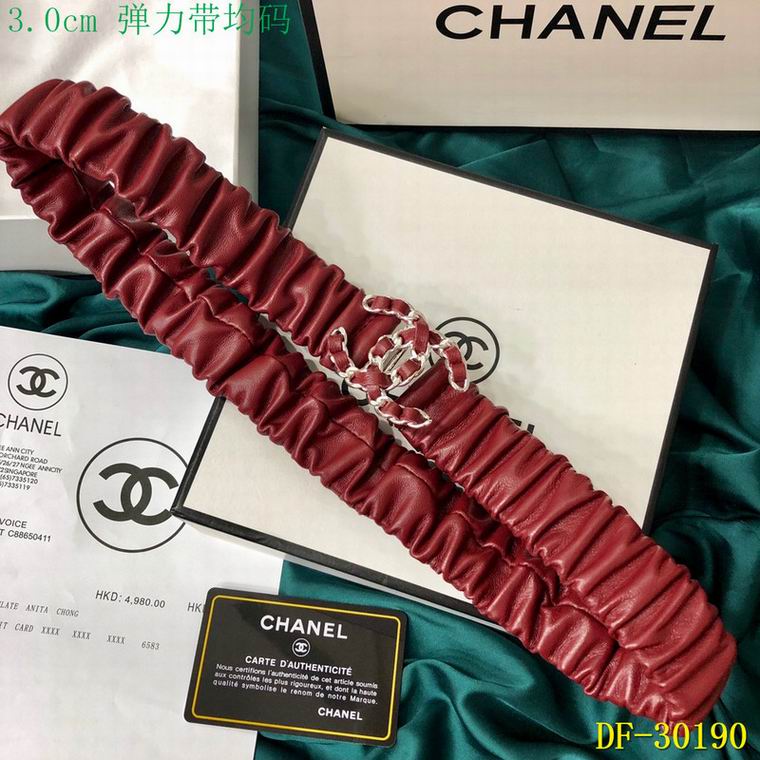 Chanel belt 30mm 弹力带均码 8L (28)