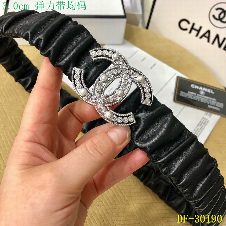 Chanel belt 30mm 弹力带均码 8L (29)