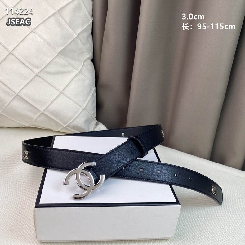 Chanel belt 30mmX95-115cm 8L (10)