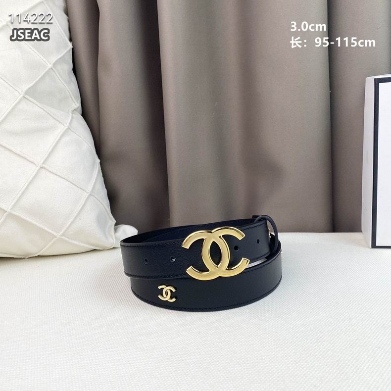Chanel belt 30mmX95-115cm 8L (2)