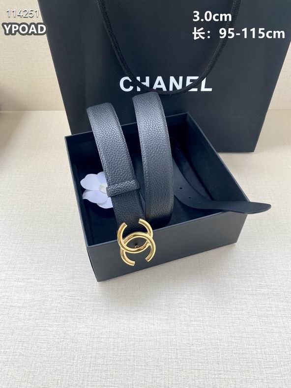 Chanel belt 30mmX95-115cm 8L (22)