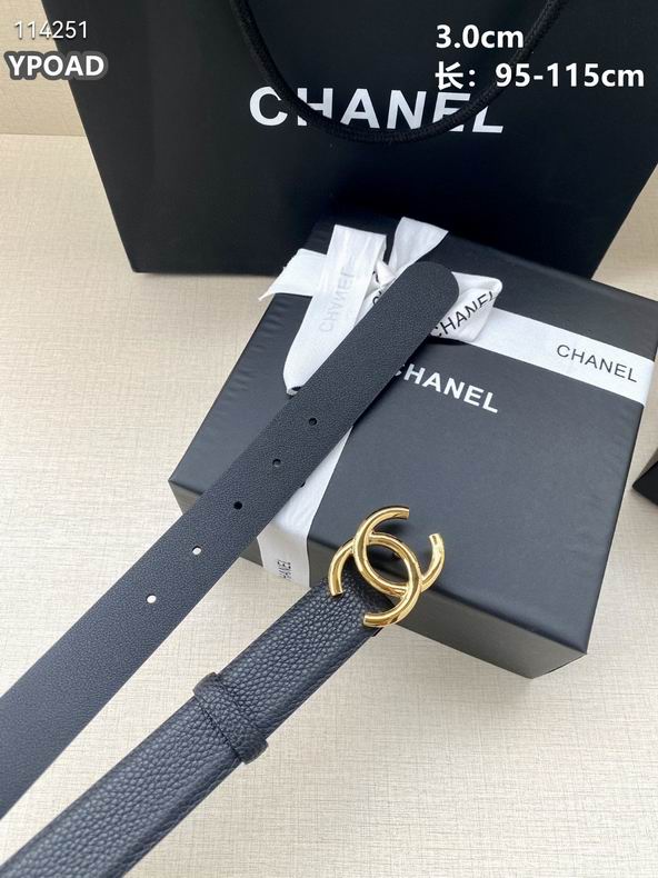 Chanel belt 30mmX95-115cm 8L (24)
