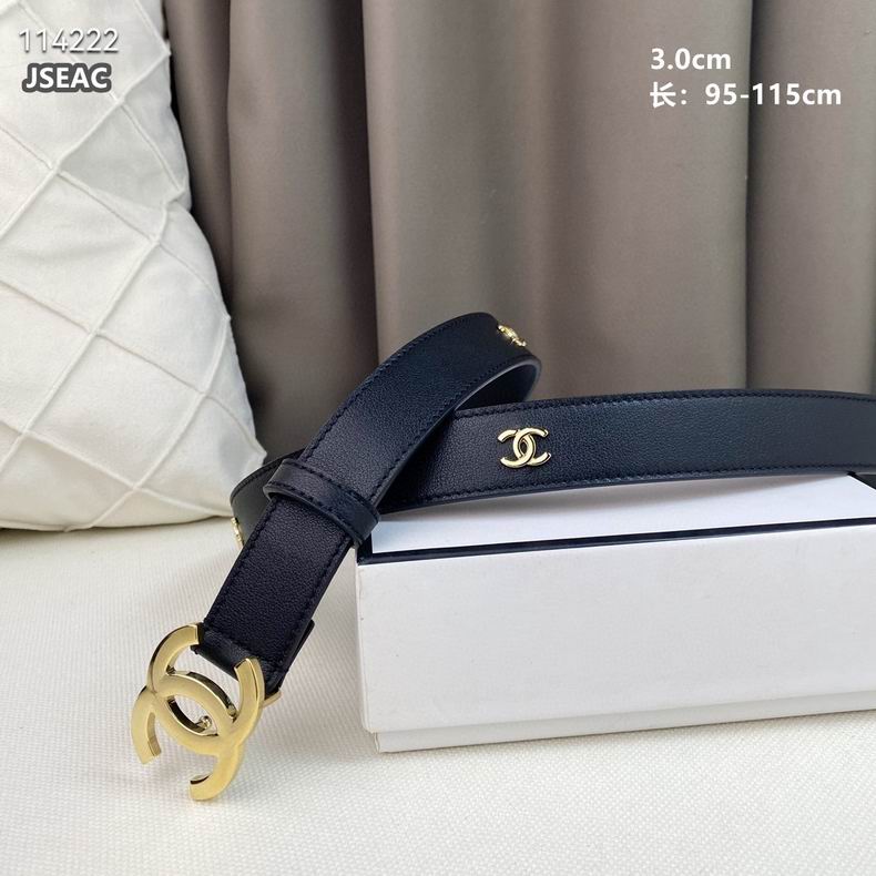 Chanel belt 30mmX95-115cm 8L (3)