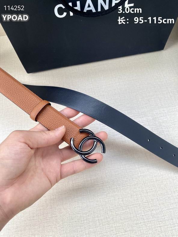 Chanel belt 30mmX95-115cm 8L (32)