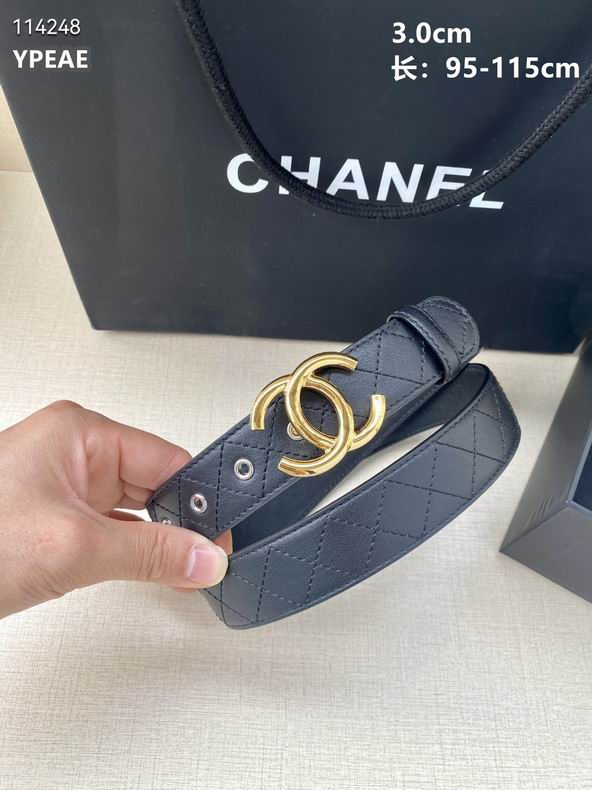 Chanel belt 30mmX95-115cm 8L (8)