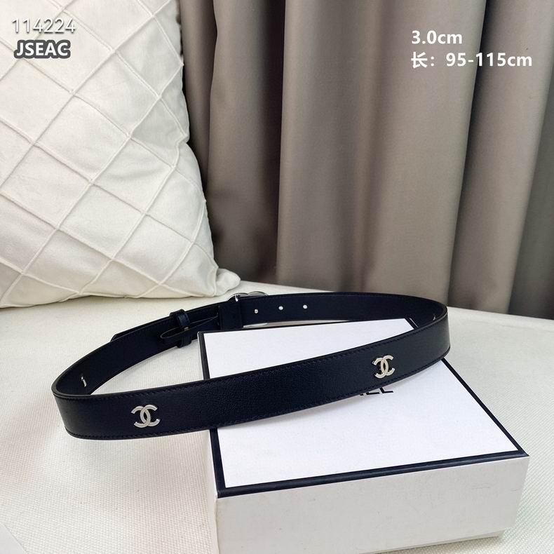 Chanel belt 30mmX95-115cm 8L (9)