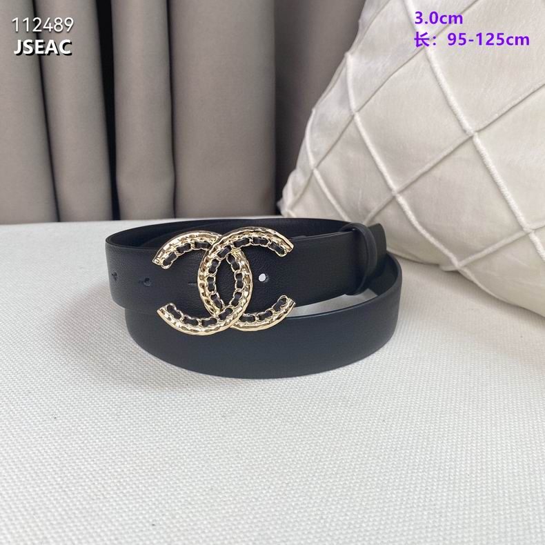 Chanel belt 30mmX95-125cm 8L (10)