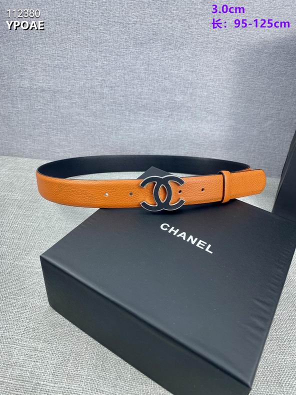 Chanel belt 30mmX95-125cm 8L (17)
