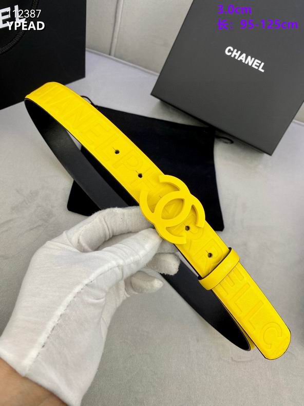 Chanel belt 30mmX95-125cm 8L (22)