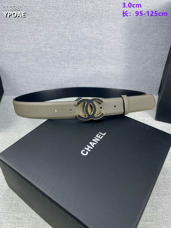Chanel belt 30mmX95-125cm 8L (23)