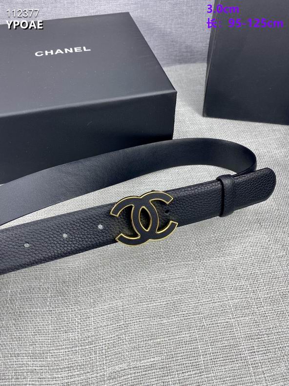 Chanel belt 30mmX95-125cm 8L (31)