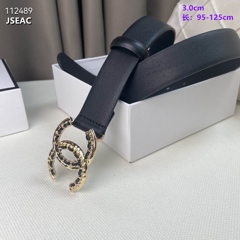 Chanel belt 30mmX95-125cm 8L (9)