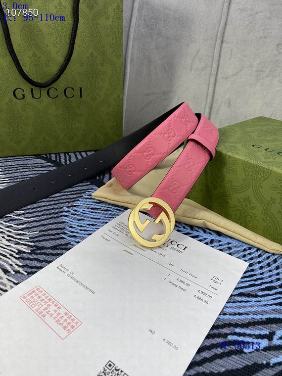 Gucci Belt 30mm  95-110cm 8L (66)
