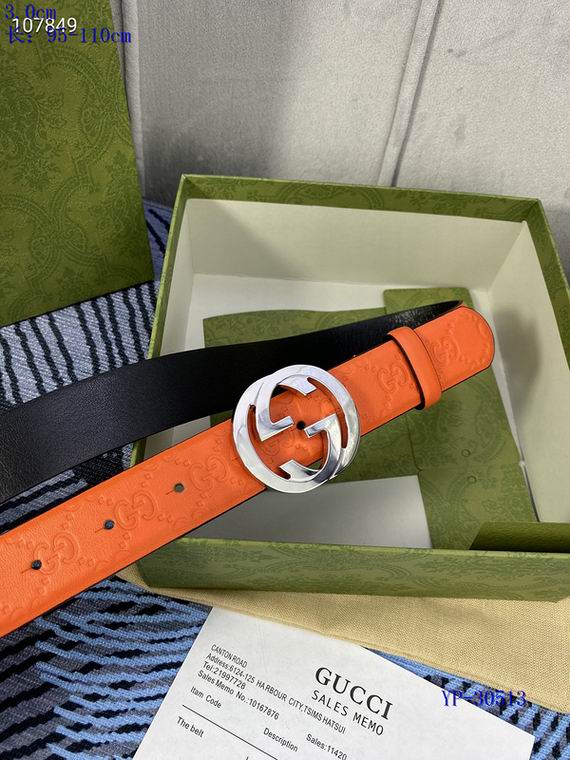 Gucci Belt 30mm  95-110cm 8L (73)