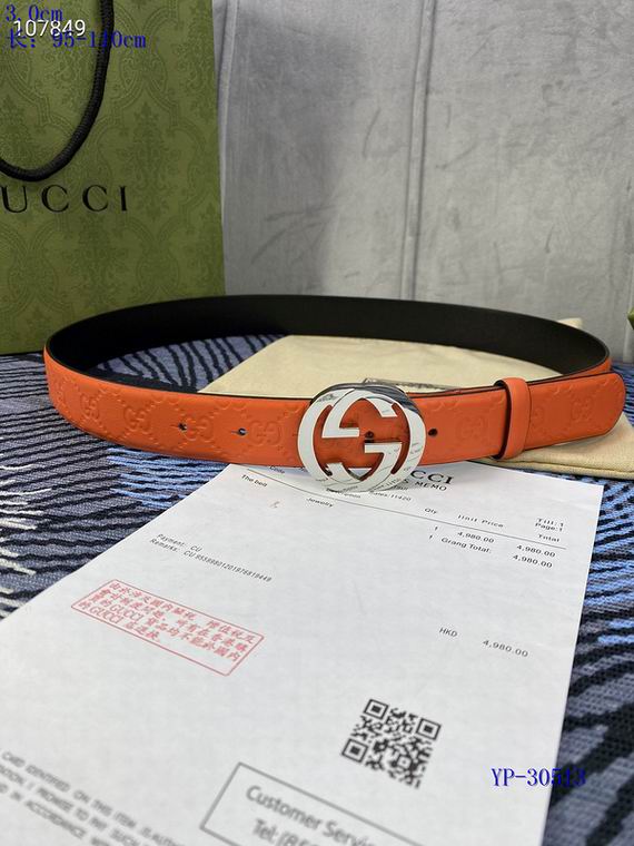 Gucci Belt 30mm  95-110cm 8L (74)