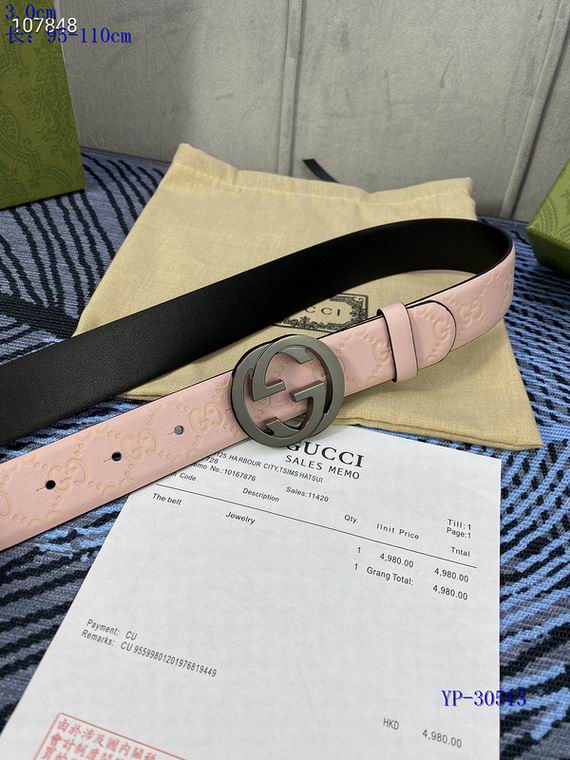 Gucci Belt 30mm  95-110cm 8L (82)