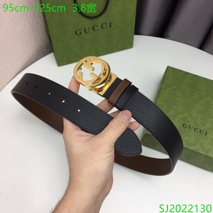 Gucci Belt 38mmX95-125cm 7D  (12)