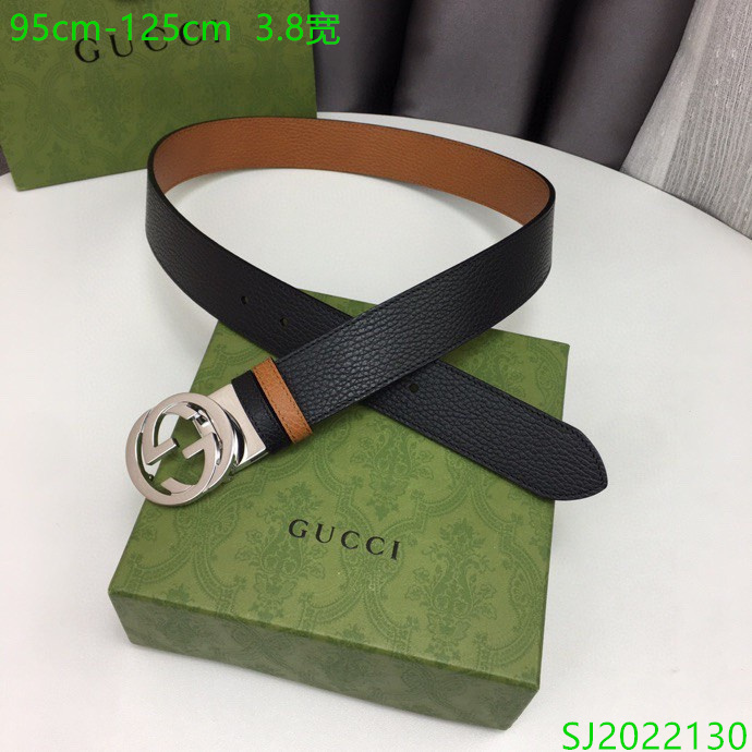 Gucci Belt 38mmX95-125cm 7D  (2)