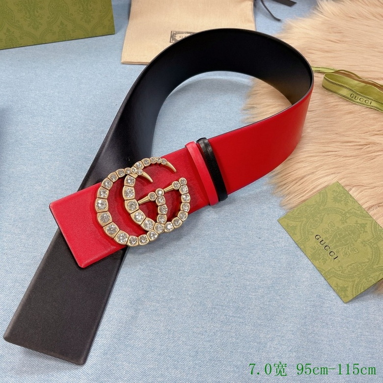 Gucci Belt 70mmX95-115CM 7D  (100)