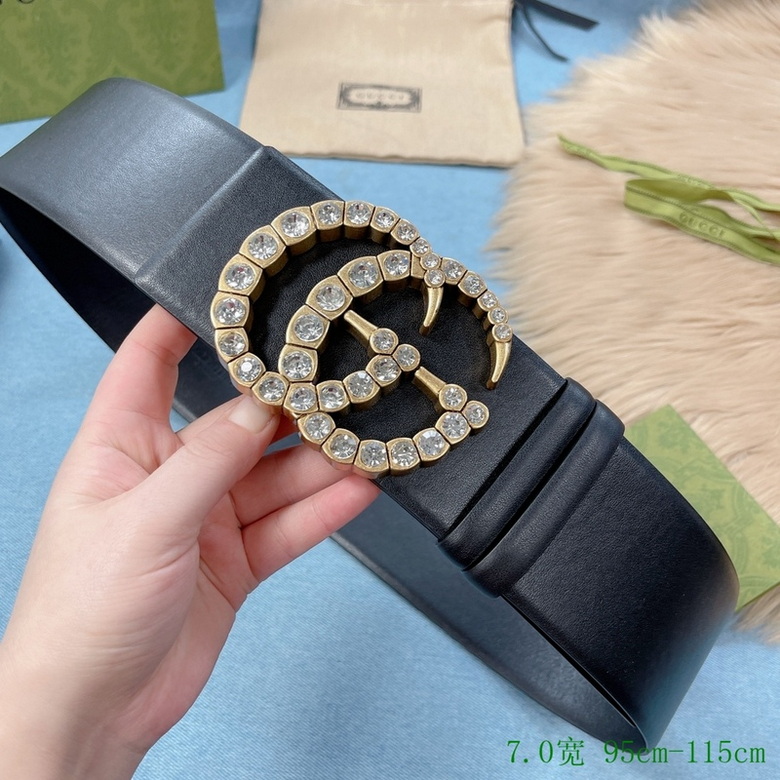 Gucci Belt 70mmX95-115CM 7D  (95)