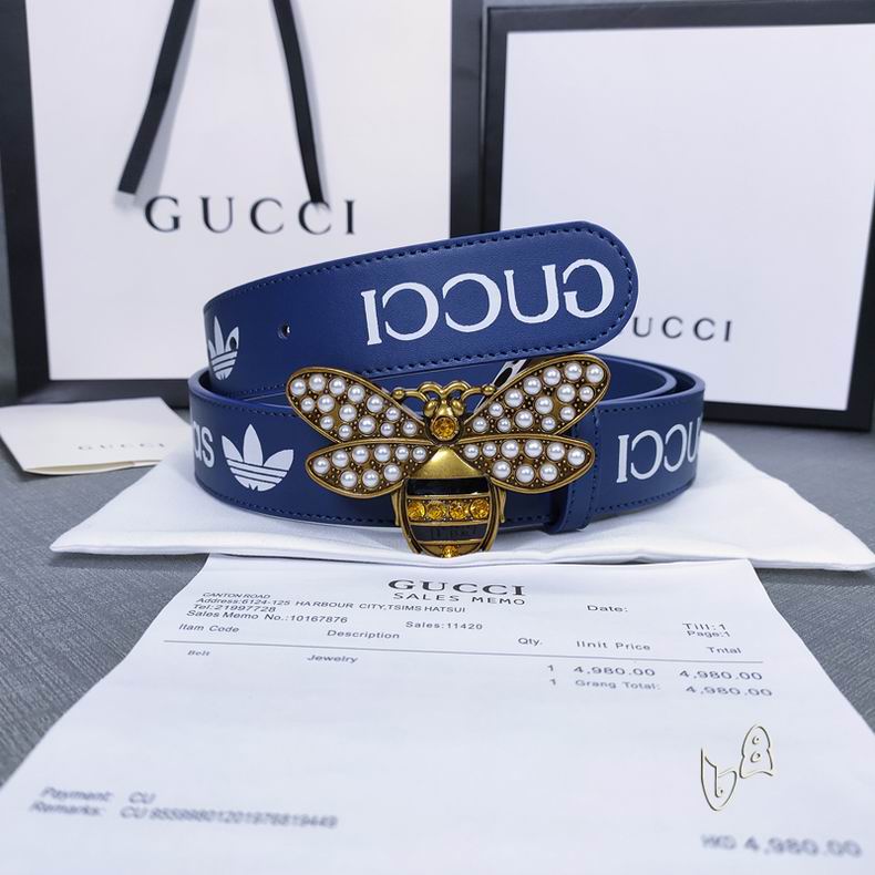 Gucci belt原版 35mmX80-125cm lb (15)