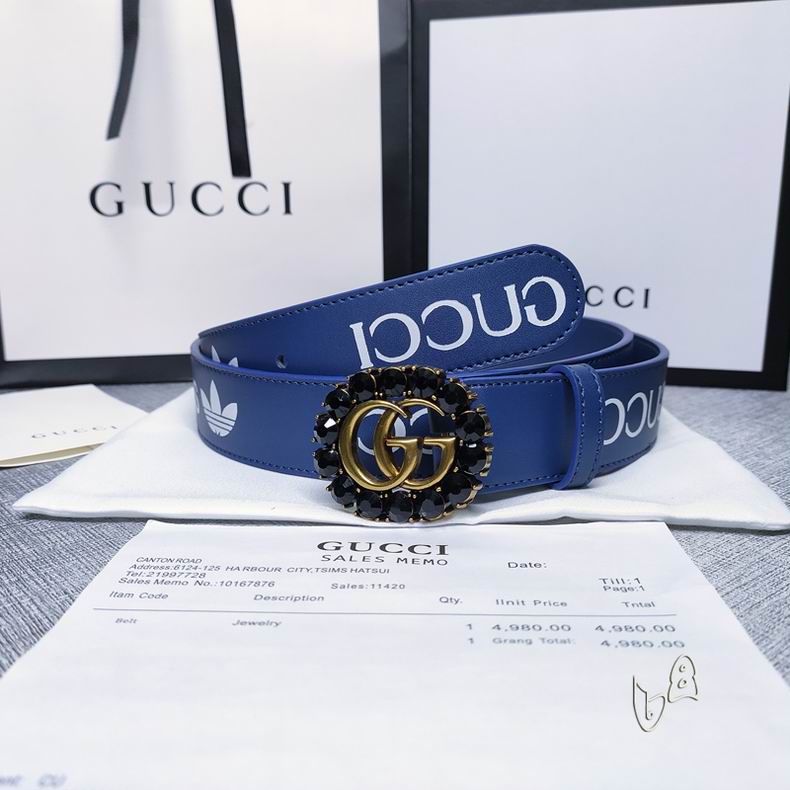 Gucci belt原版 35mmX80-125cm lb (19)