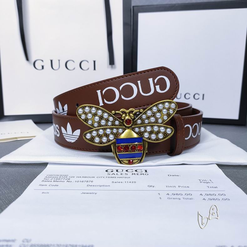 Gucci belt原版 35mmX80-125cm lb (6)