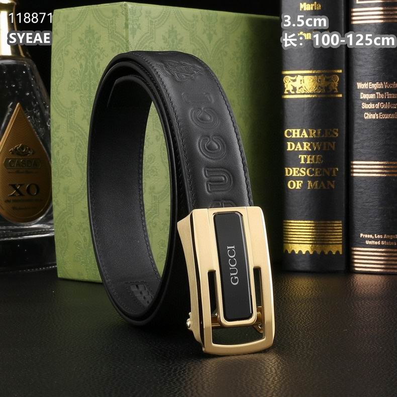 Gucci belt自动带 35mmX100-125cm 8L (2)