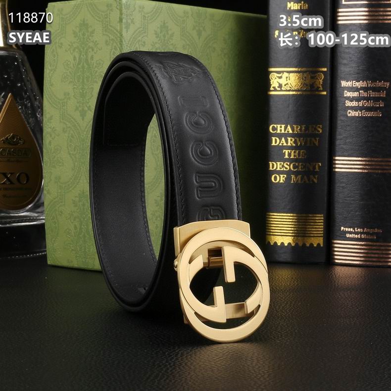 Gucci belt自动带 35mmX100-125cm 8L (2)