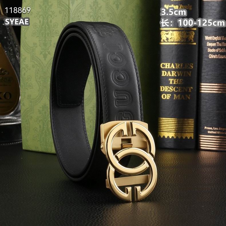 Gucci belt自动带 35mmX100-125cm 8L (2)