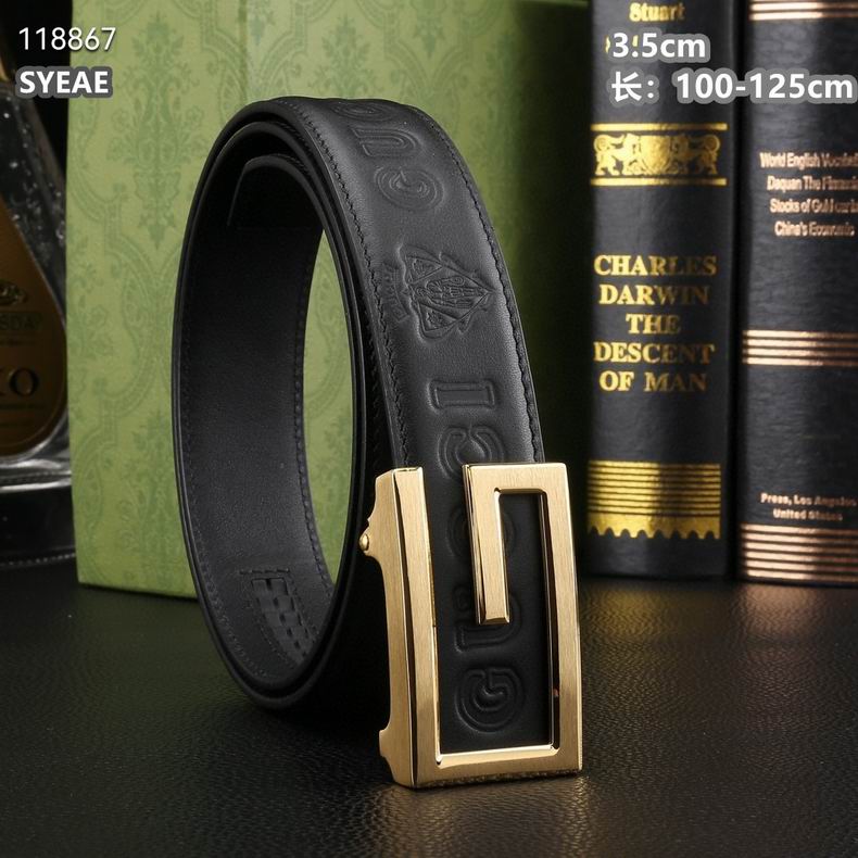 Gucci belt自动带 35mmX100-125cm 8L (2)