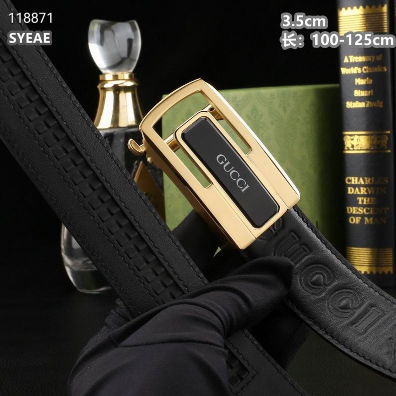 Gucci belt自动带 35mmX100-125cm 8L (3)