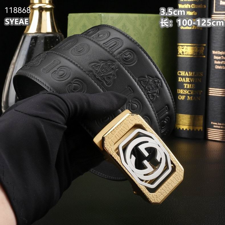 Gucci belt自动带 35mmX100-125cm 8L (3)