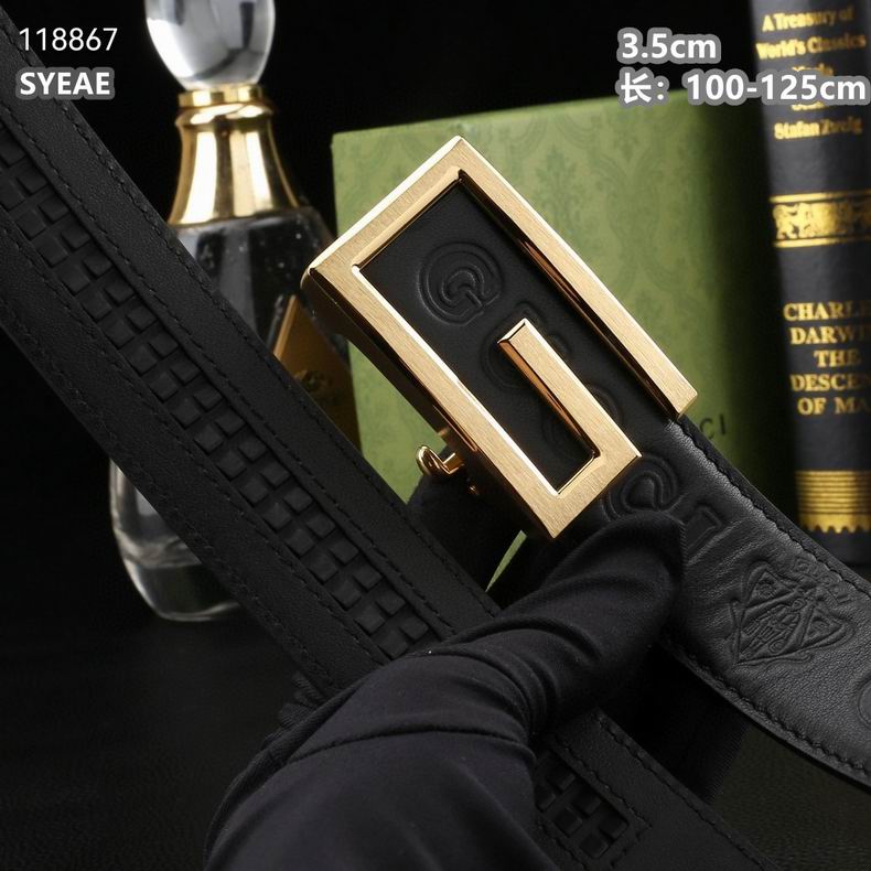 Gucci belt自动带 35mmX100-125cm 8L (3)