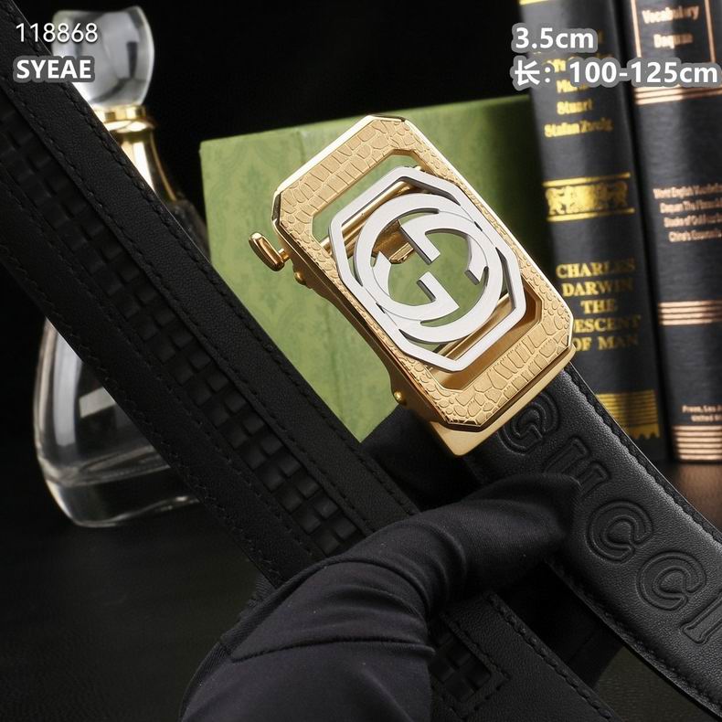 Gucci belt自动带 35mmX100-125cm 8L (4)