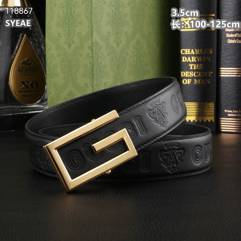 Gucci belt自动带 35mmX100-125cm 8L (4)