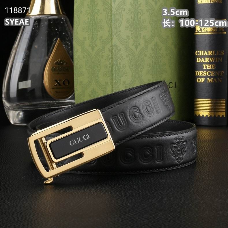 Gucci belt自动带 35mmX100-125cm 8L (5)
