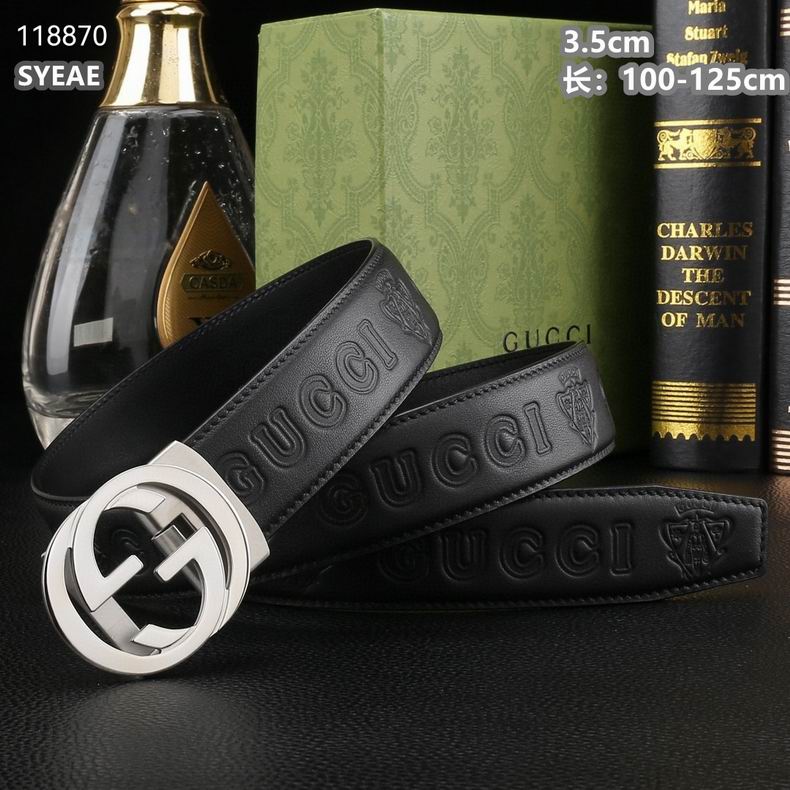 Gucci belt自动带 35mmX100-125cm 8L (5)