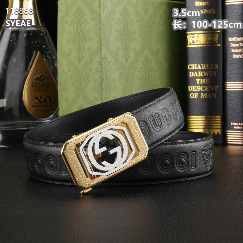 Gucci belt自动带 35mmX100-125cm 8L (5)