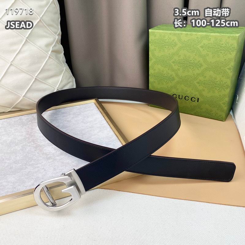 Gucci belt自动带 35mmX100-125cm 8L (6)