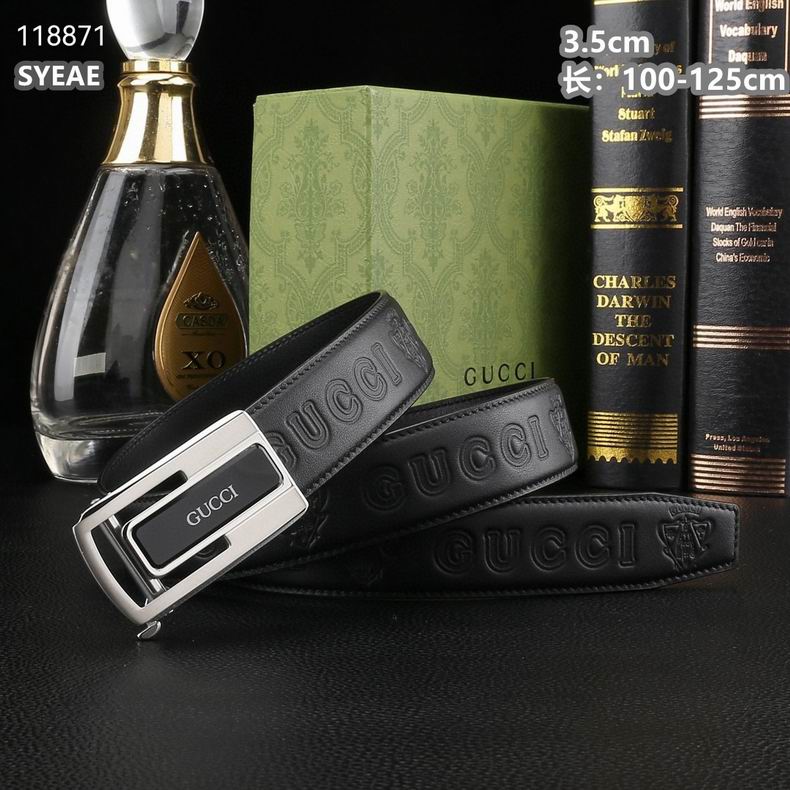 Gucci belt自动带 35mmX100-125cm 8L (6)