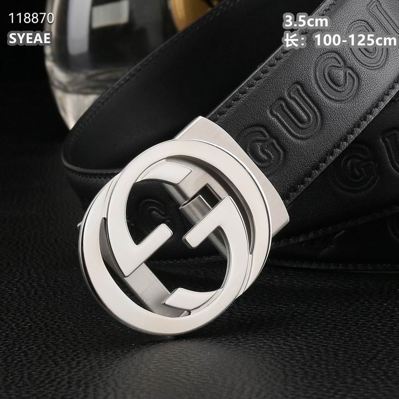 Gucci belt自动带 35mmX100-125cm 8L (6)