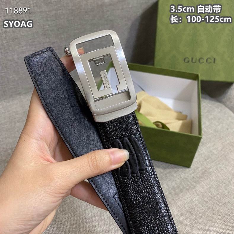 Gucci belt自动带 35mmX100-125cm 8L (7)