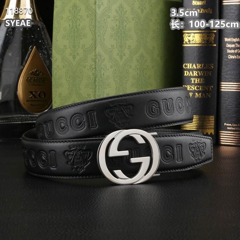 Gucci belt自动带 35mmX100-125cm 8L (7)
