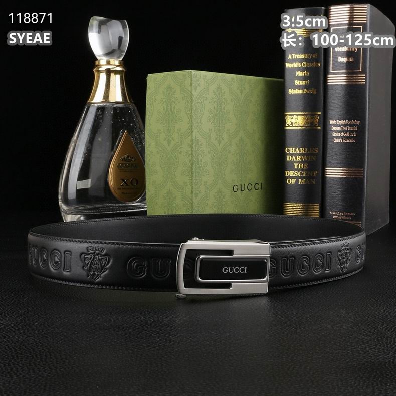 Gucci belt自动带 35mmX100-125cm 8L (8)