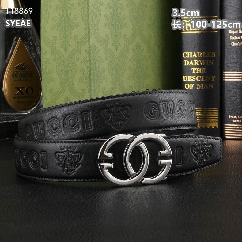 Gucci belt自动带 35mmX100-125cm 8L (8)