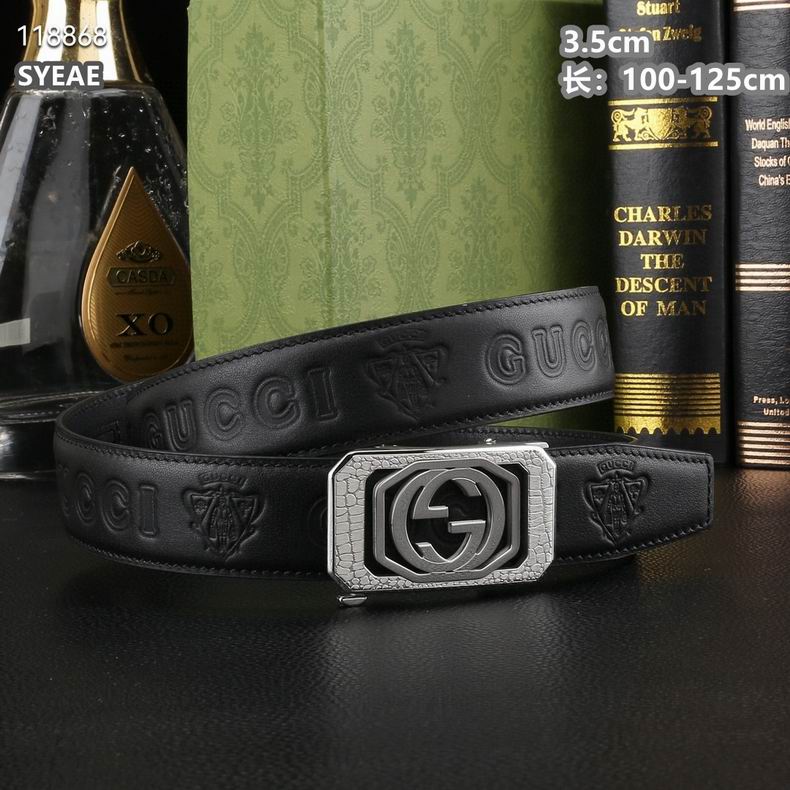Gucci belt自动带 35mmX100-125cm 8L (8)