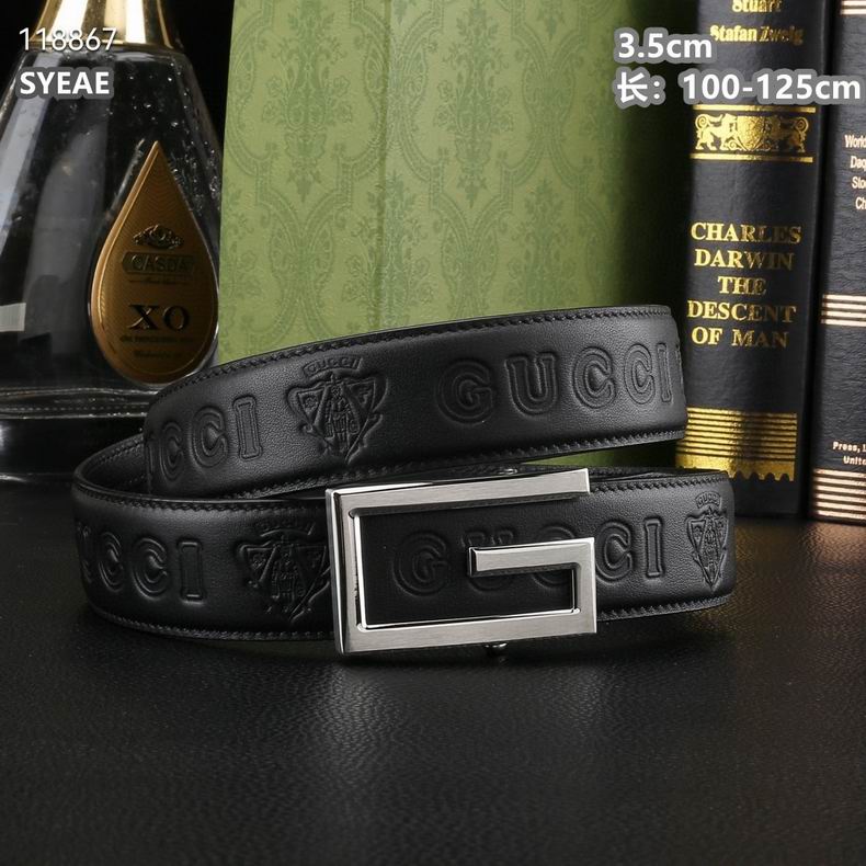 Gucci belt自动带 35mmX100-125cm 8L (8)